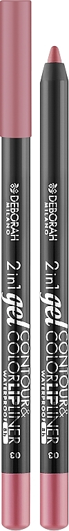 Kredka do ust - Deborah 2in1 Gel Contour & Color Lipliner — Zdjęcie N1