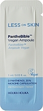 Ampułka do cery wrażliwej - Holika Holika Less On Skin PantheBible Vegan Ampoule (próbka) — Zdjęcie N1