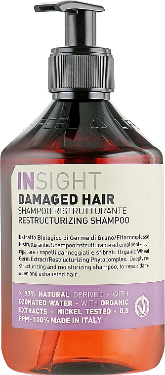 Odbudowujący szampon do włosów zniszczonych - Insight Damaged Hair Restructurizing Shampoo — Zdjęcie N3
