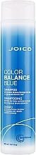 PRZECENA! Szampon do włosów w odcieniach jasnego brązu - Joico Color Balance Blue Shampoo * — Zdjęcie N2