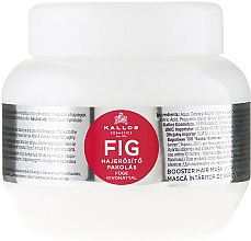 Kup Wzmacniająca maska do włosów z wyciągiem z fig - Kallos Cosmetics Fig Booster Hair Mask With Fig Extract