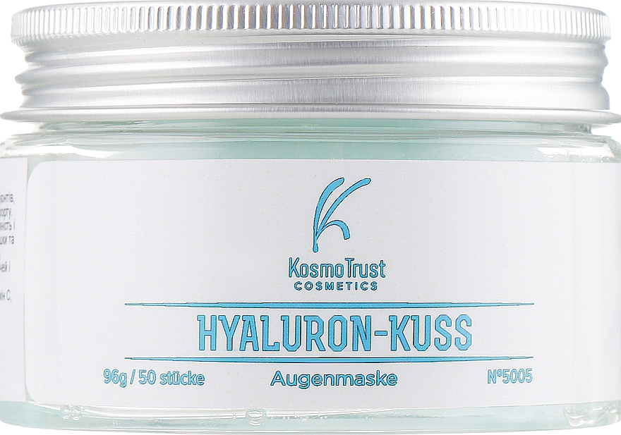 Podwójne płatki na dolną i górną powiekę - KosmoTrust Cosmetics Hyaluron-Kuss