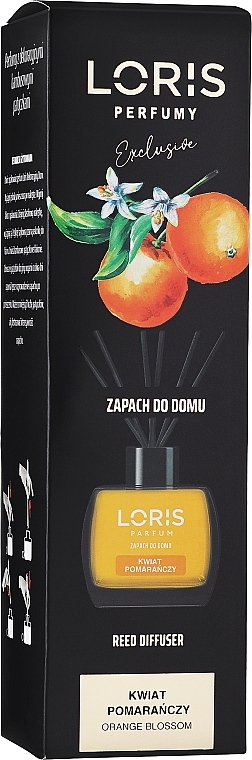 Dyfuzor zapachowy Zapach pomarańczowy - Loris Parfum Orange Blossom Reed Diffuser — Zdjęcie N1