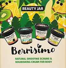 Kup Zestaw - Beauty Jar Berrisimo Nourishing Body Gift Set (b/scrub/200g + b/peel/180g + b/scrub/190gl + b/cr/155ml)