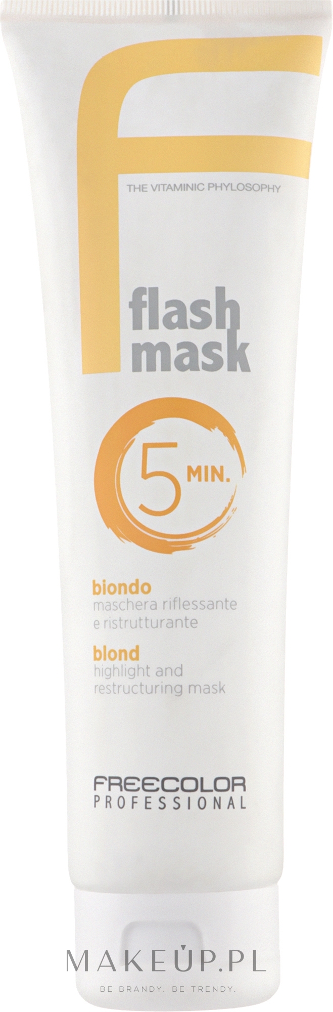 Tonująca maska do włosów - Oyster Cosmetics Freecolor Professional Flash Mask — Zdjęcie Blond