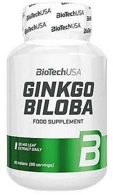 Suplement diety Ginko Biloba - BioTechUSA Ginkgo Biloba — Zdjęcie N1