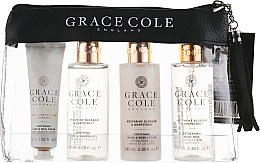 Kup Zestaw Nektarynka i grejpfrut - Grace Cole Nectarine Blossom & Grapefruit Travel Set (hand/cr/30ml + sh/gel/100ml + b/lot/100ml + b/spay/100ml)