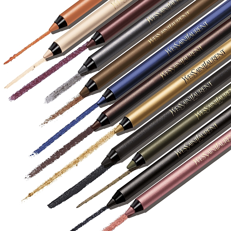 Wodoodporna kredka do oczu z pędzelkiem - Yves Saint Laurent Lines Liberated Waterproof Eye Pencil — Zdjęcie N6