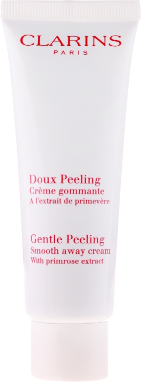 Delikatny peeling do twarzy - Clarins Gentle Peeling Smooth Away Cream — Zdjęcie N2