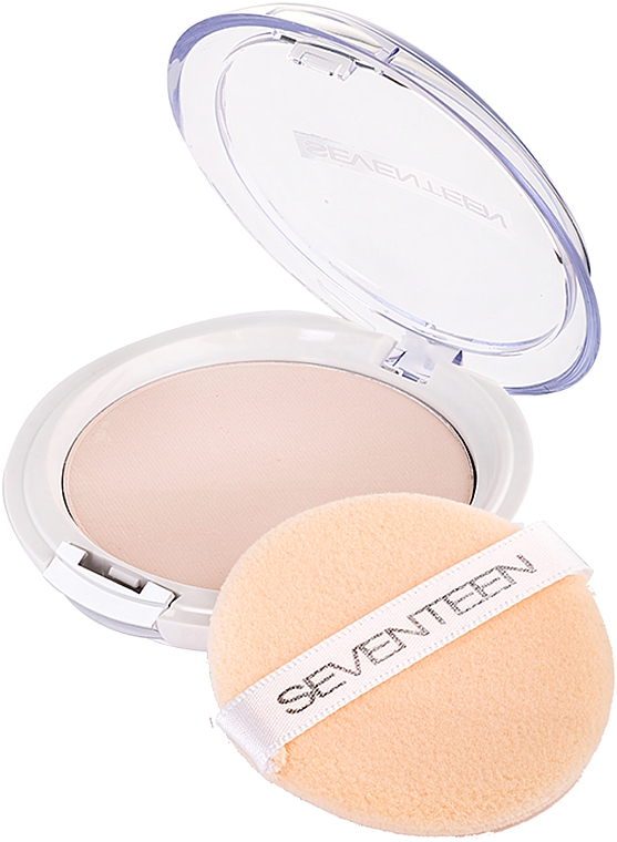 Prasowany puder w kompakcie - Seventeen Natural Silky Transparent Compact Powder