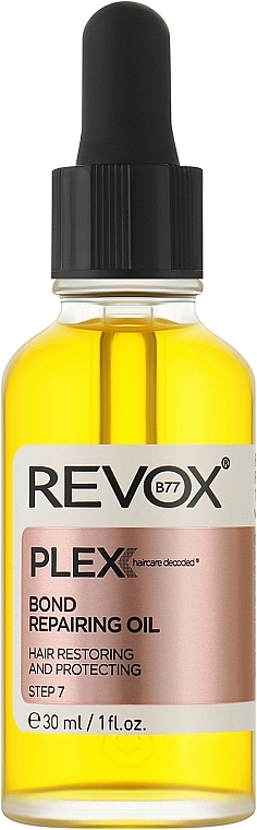 Rewitalizujący olejek do włosów - Revox Plex Repair Oil Bond Step 7