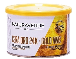 Kup Wosk do depilacji w słoiku - Naturaverde Pro Gold Wax Fat Soluble Depilatory Wax