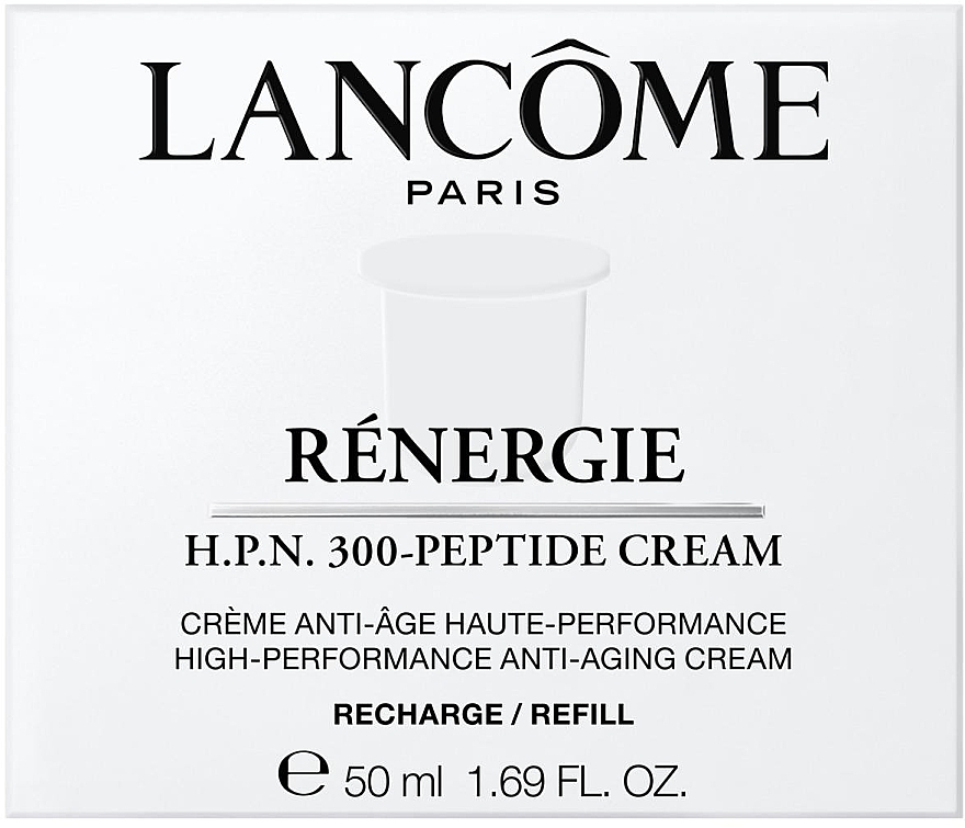 Krem przeciwstarzeniowy z peptydami, kwasem hialuronowym i niacynamidem - Lancome Renergie H.P.N. 300-Peptide Cream (wymienny wkład) — Zdjęcie N4