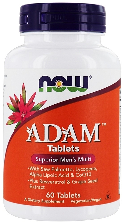 Tabletki multiwitaminowe dla mężczyzn - Now Foods Adam Superior Men's Multi — Zdjęcie N1