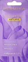 Luksusowa maseczka liftingująca Multipeptydy 2,5% - Dermika Maestria Anti-Age Therapy Mask — Zdjęcie N1