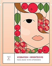 Kup WYPRZEDAŻ Nawilżająco-rozjaśniająca maska do twarzy - You & Oil Hydration & Brightening Face Mask With Liposomes *