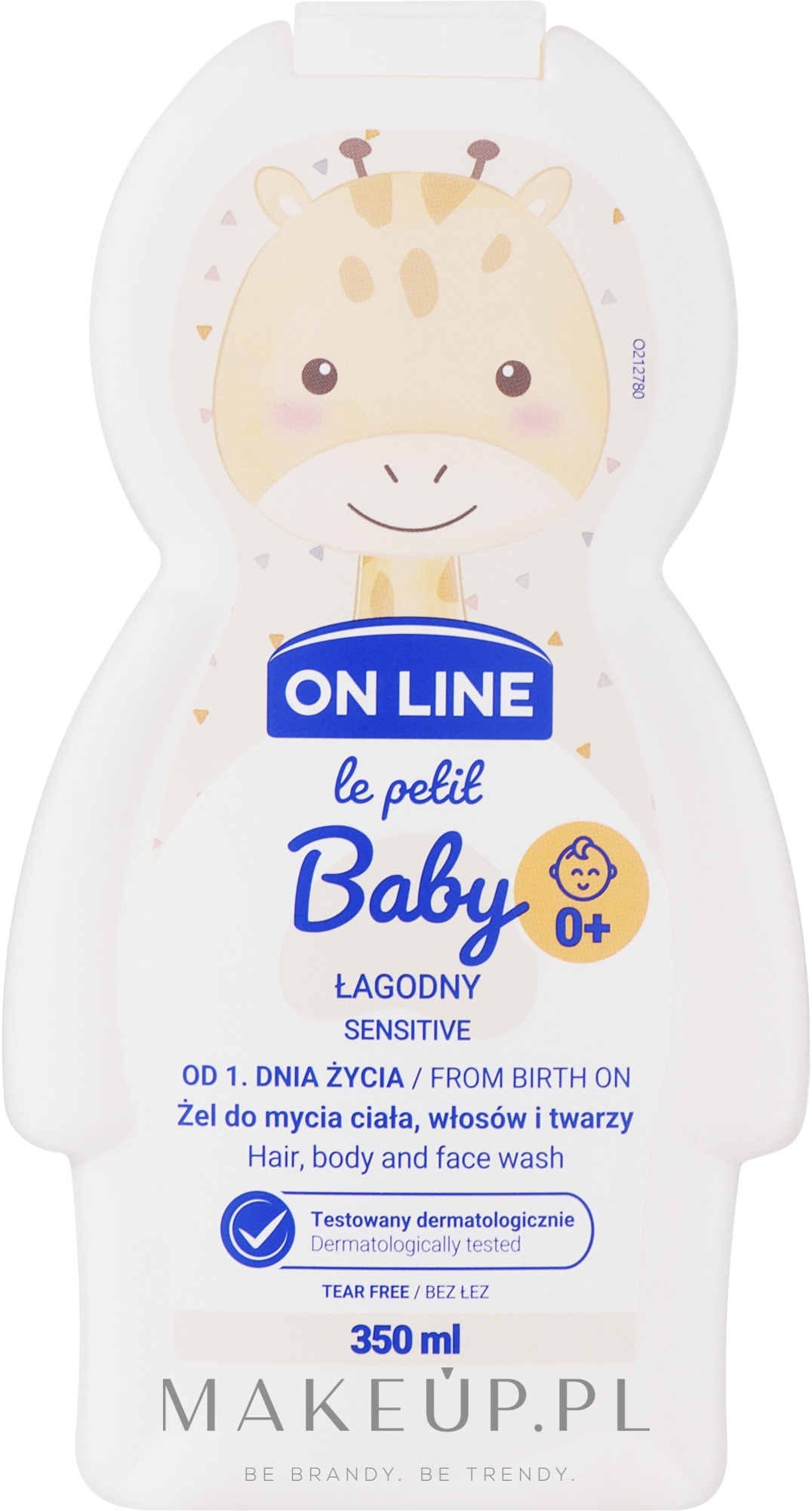 Żel do mycia ciała, włosów i twarzy - On Line Le Petit Baby Sensitive 0+ — Zdjęcie 350 ml