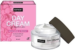 Krem na dzień dla skóry wrażliwej - Sence Day Cream For Sensitive Skin Moisturise & Protect — Zdjęcie N1