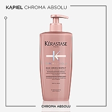 Nawilżający szampon chroniący włosy cienkie, farbowane, wrażliwe i zniszczone - Kerastase Chroma Absolu Bain Chroma Respect — Zdjęcie N2