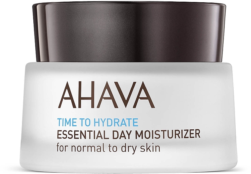 Nawilżający krem do cery normalnej i suchej - Ahava Time To Hydrate Essential Day Moisturizer Normal to Dry Skin — Zdjęcie N1