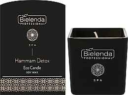 Aromatyczna eko-świeca z wosku sojowego - Bielenda Professional SPA Ritual Hammam Detox Fragrant Soy Wax Eco Candle — Zdjęcie N2