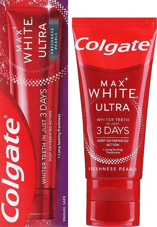 Wybielająca pasta do zębów - Colgate Max White Ultra Freshness Pearls  — Zdjęcie N2