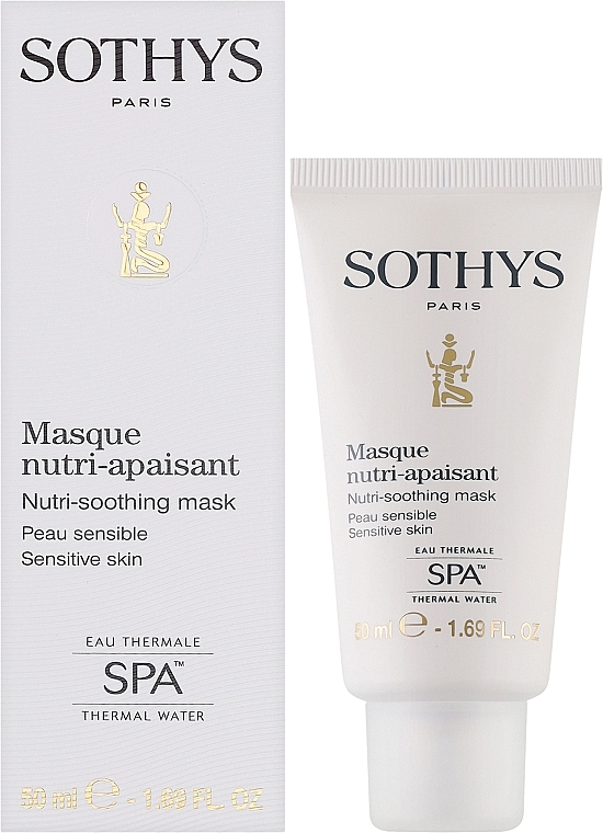 Zmiękczająca odżywcza maska do twarzy - Sothys Nutri-Soothing Mask — Zdjęcie N2