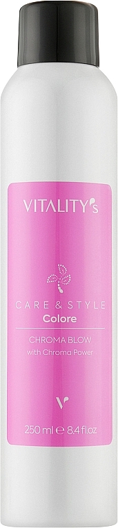 Spray nabłyszczający do włosów farbowanych - Vitality's C&S Colore Chroma Blow — Zdjęcie N1