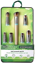 Kup Zestaw pędzli do makijażu - EcoTools Eye Kit Interchangeables Makeup Brush Set With Case