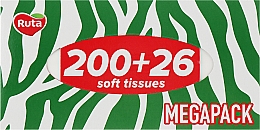 Kup Chusteczki higieniczne, 226 szt., zielono-białe opakowanie - Ruta Megapack