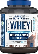 Białko dla sportowców o smaku koktajlu czekoladowego - Applied Nutrition Critical Whey Advanced Protein Blend Chocolate Milkshake — Zdjęcie N2