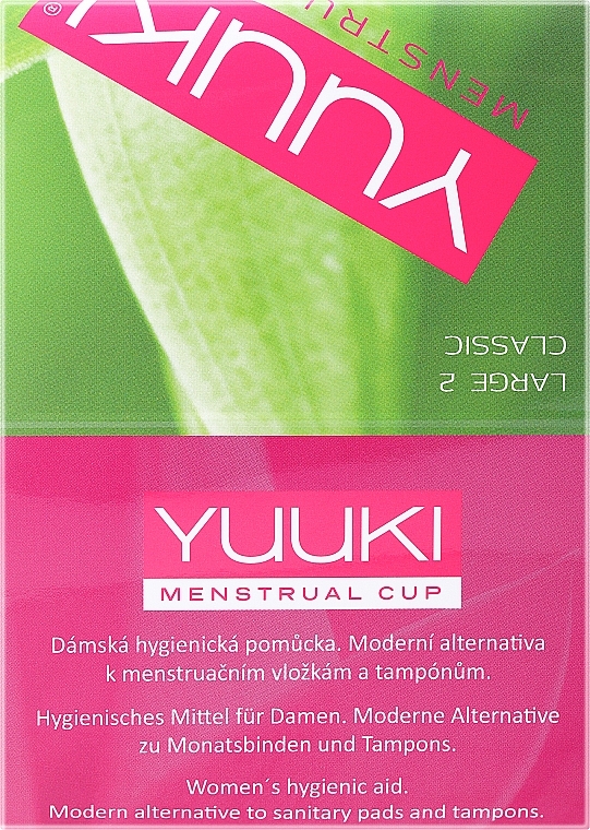 Kubeczek menstruacyjny, rozmiar L+ pojemnik do dezynfekcji - Yuuki Classic Large 2 — Zdjęcie N1