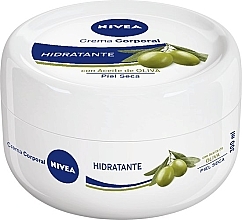 Nawilżający krem do ciała z oliwą z oliwek - NIVEA Olive Oil Moisturizing Body Cream Dry Skin — Zdjęcie N1