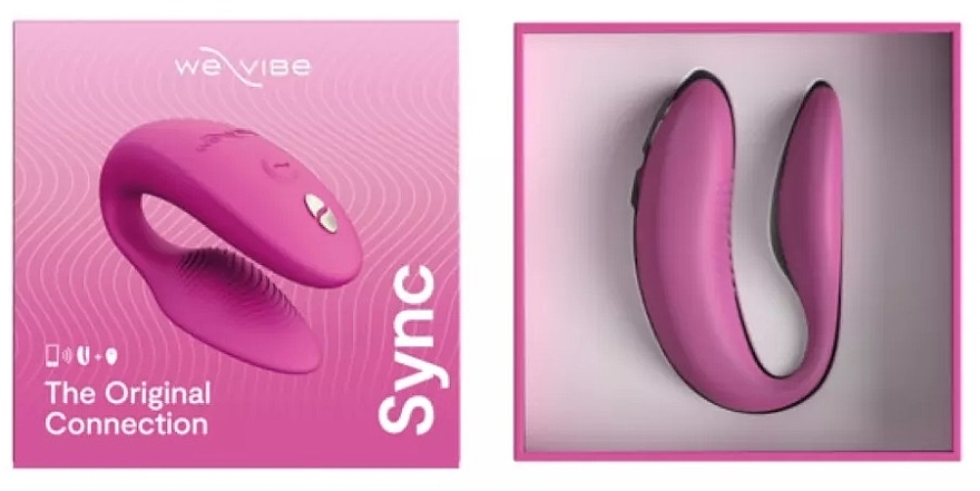 Wibrator dla par, różowy - We-Vibe Sync 2 Pink — Zdjęcie N1