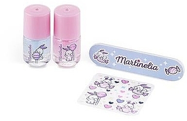 Zestaw do paznokci - Martinelia Yummy Nail Art Set (n/polish/2x3ml + n/file/1pcs + n/stickers) — Zdjęcie N2