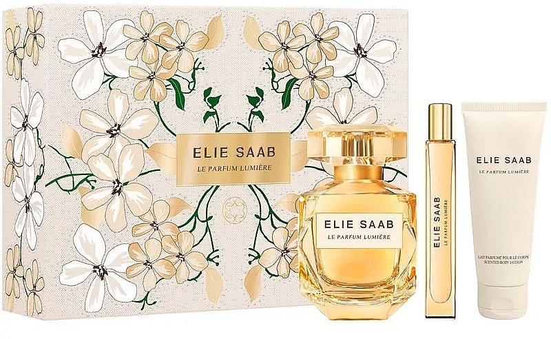 Elie Saab Le Parfum Lumiere - Zestaw (edp 90 ml + edp 10ml + b/lot 75 ml) — Zdjęcie N1