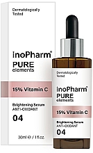 Serum do twarzy z 15% witaminą C - InoPharm Pure Elements 15% Vitamin C Brightening Serum — Zdjęcie N1