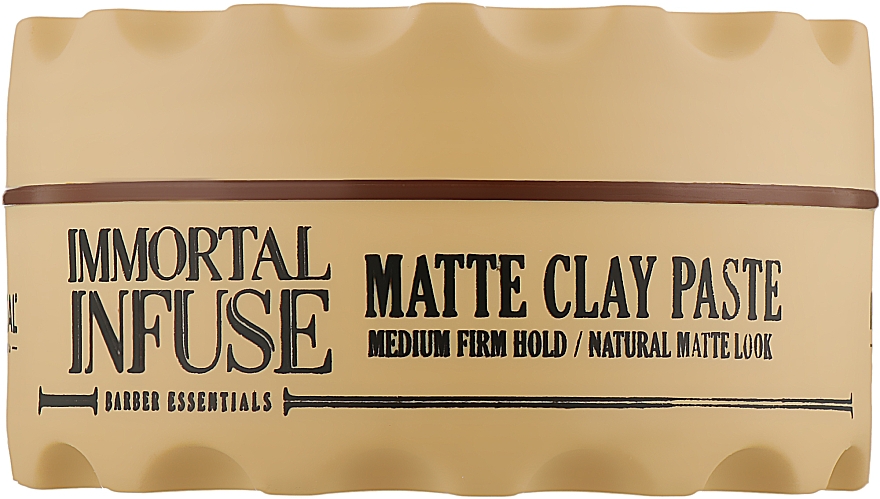 Matująca pasta do stylizacji włosów - Immortal Infuse Matte Clay Paste — Zdjęcie N2