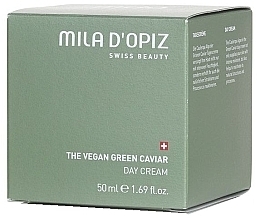 Krem do twarzy na dzień - Mila D’Opiz The Vegan Green Caviar Day Cream — Zdjęcie N1