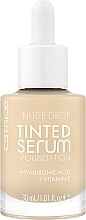 Podkład - Catrice Nude Drop Tinted Serum Foundation — Zdjęcie N1