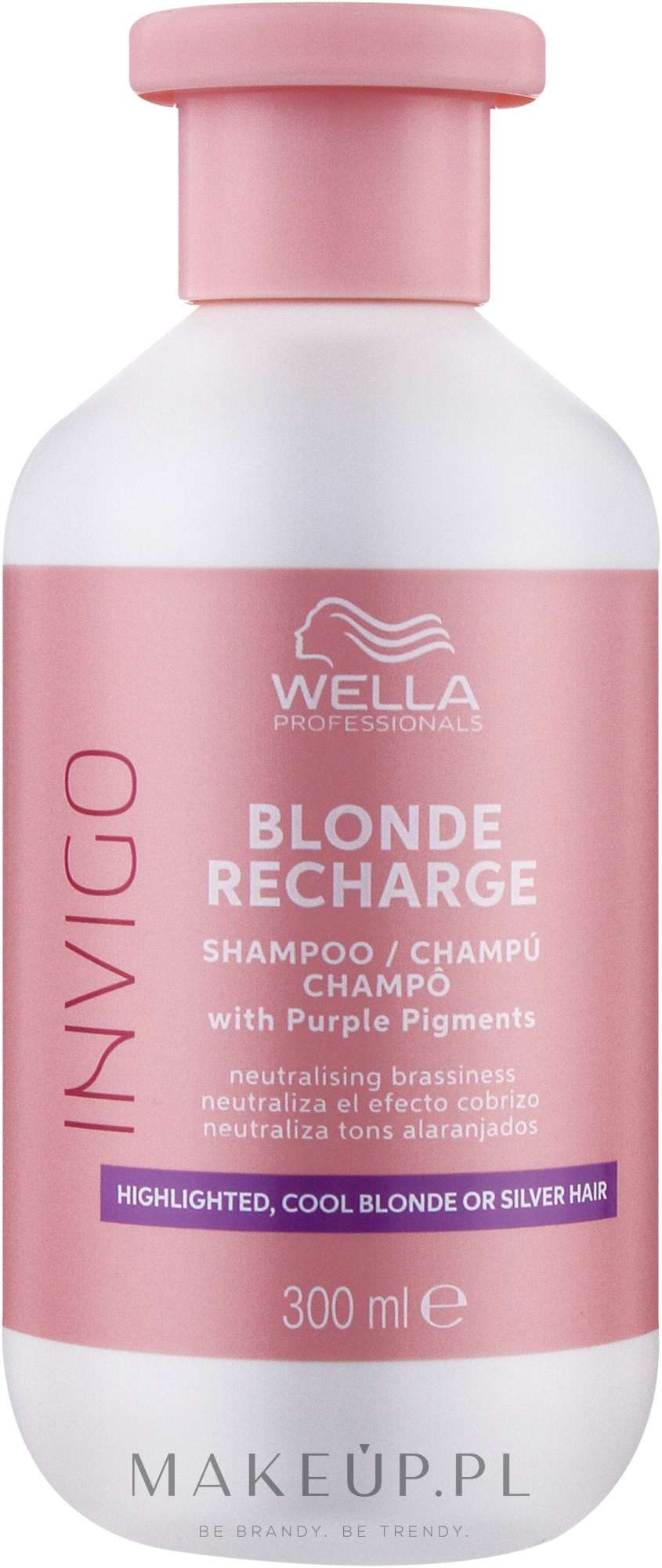 Szampon odświeżający kolor włosów blond - Wella Professionals Invigo Blonde Recharge Color Refreshing Shampoo  — Zdjęcie 300 ml