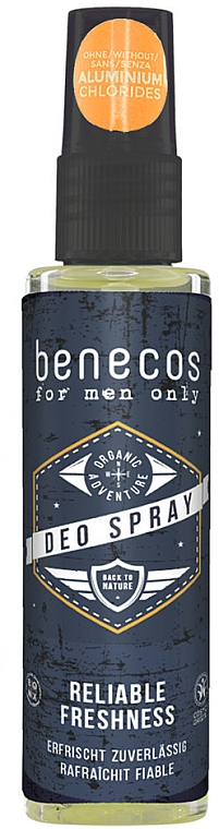 Dezodorant w sprayu - Benecos For Men Only Deo Spray — Zdjęcie N1