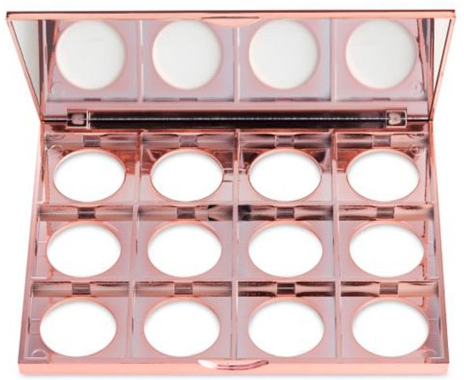 Kasetka na kosmetyki do makijażu, w kolorze różowego złota - Makeup Obsession Palette Palette Large Luxe Total Rose Gold — Zdjęcie N1