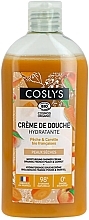 Nawilżający krem ​​pod prysznic z francuską brzoskwinią i marchewką - Coslys Moisturizing Shower Cream — Zdjęcie N1