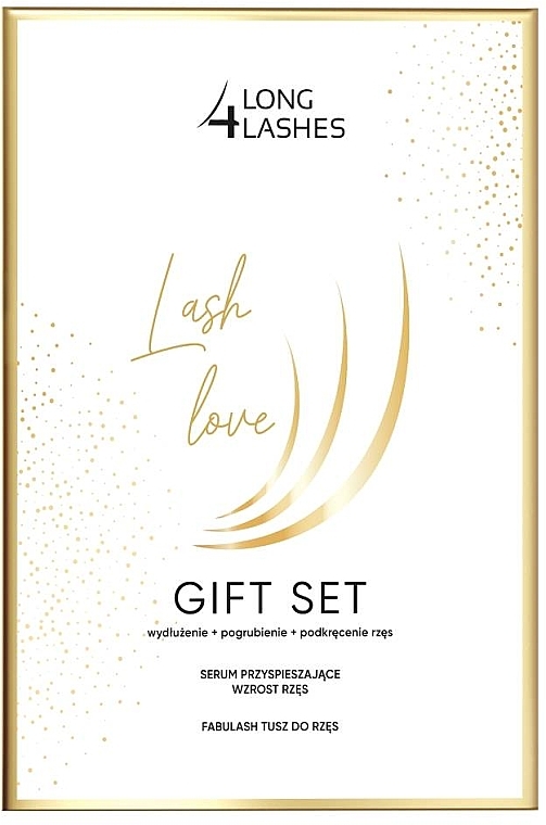 Zestaw - Long4Lashes Lash Love Gift Set (mascara/10g + lash/ser/3ml) — Zdjęcie N1