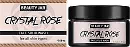 Mydło do twarzy Crystal Rose - Beauty Jar Face Solid Wash  — Zdjęcie N2