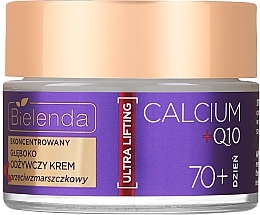 Skoncentrowany głęboko odżywczy krem przeciwzmarszczkowy na dzień 70+ - Bielenda Calcium + Q10 — Zdjęcie N1