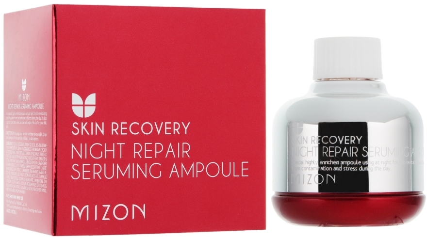 Regenerujące serum na noc - Mizon Skin Recovery Night Repair Seruming Ampoule — Zdjęcie N1