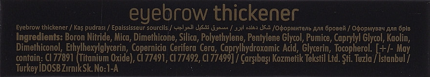 Cień do brwi - Pierre Cardin Eyebrow Thickener — Zdjęcie N2