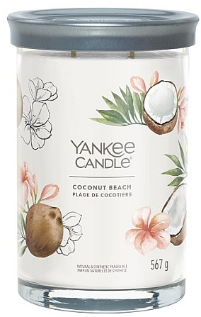 Świeca zapachowa w szkle Coconut Beach, 2 knoty - Yankee Candle Singnature — Zdjęcie N1